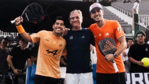 Chingotto et Galan aux côtés de Jorge Martinez au P1 de Riyadh