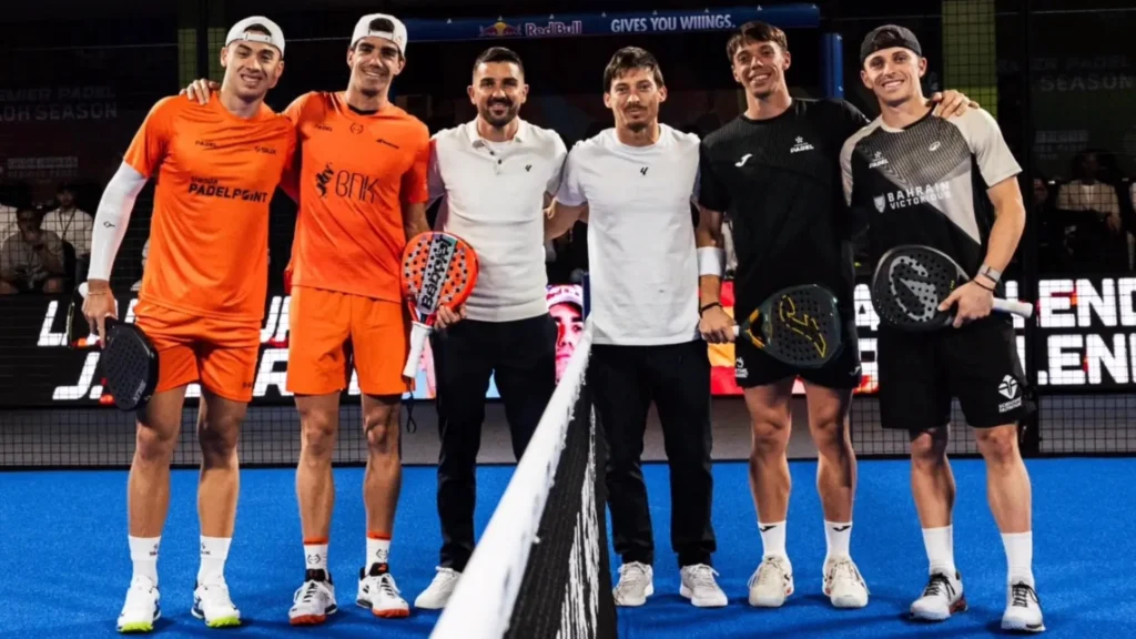 David Villa e David Silva all'AugsburgerLebron pareggiano contro i fratelli Meléndez al P1 Riyadh 2026