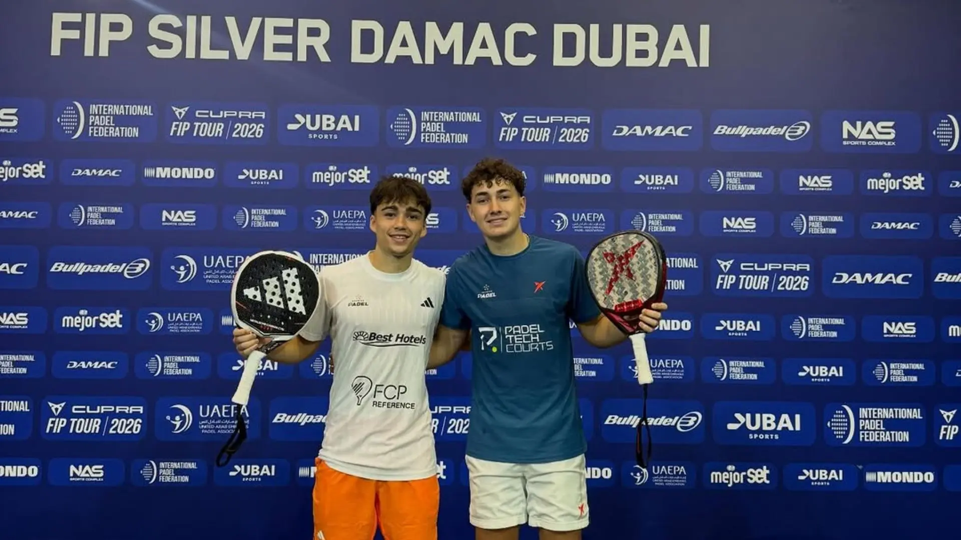 Hernández / Collado frappent fort au FIP Silver Dubaï et se rapprochent du Top 16