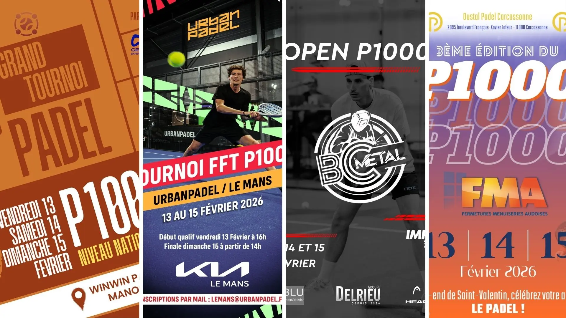 Manosque, Le Mans, Carcassonne, La Rochelle : quatre P1000 à suivre en direct