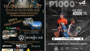 P1000 Geen advertentie Padel En P1000 Paul & Louis Sport: 2 toernooien van zeer hoog niveau staan ​​dit weekend op het programma.