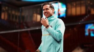 Paquito Navarro fait lever la Caja Mágica avec un par 3 depuis les gradins