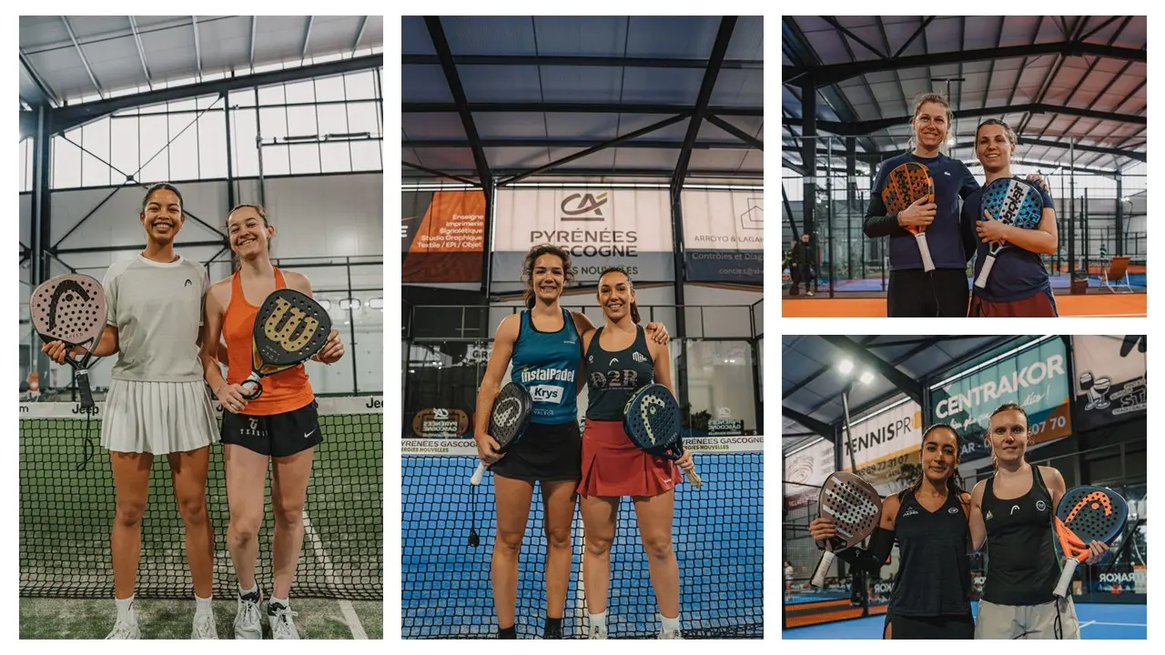 P1000 Dames Padel Ground Lescar : les favorites au rendez-vous des demi-finales