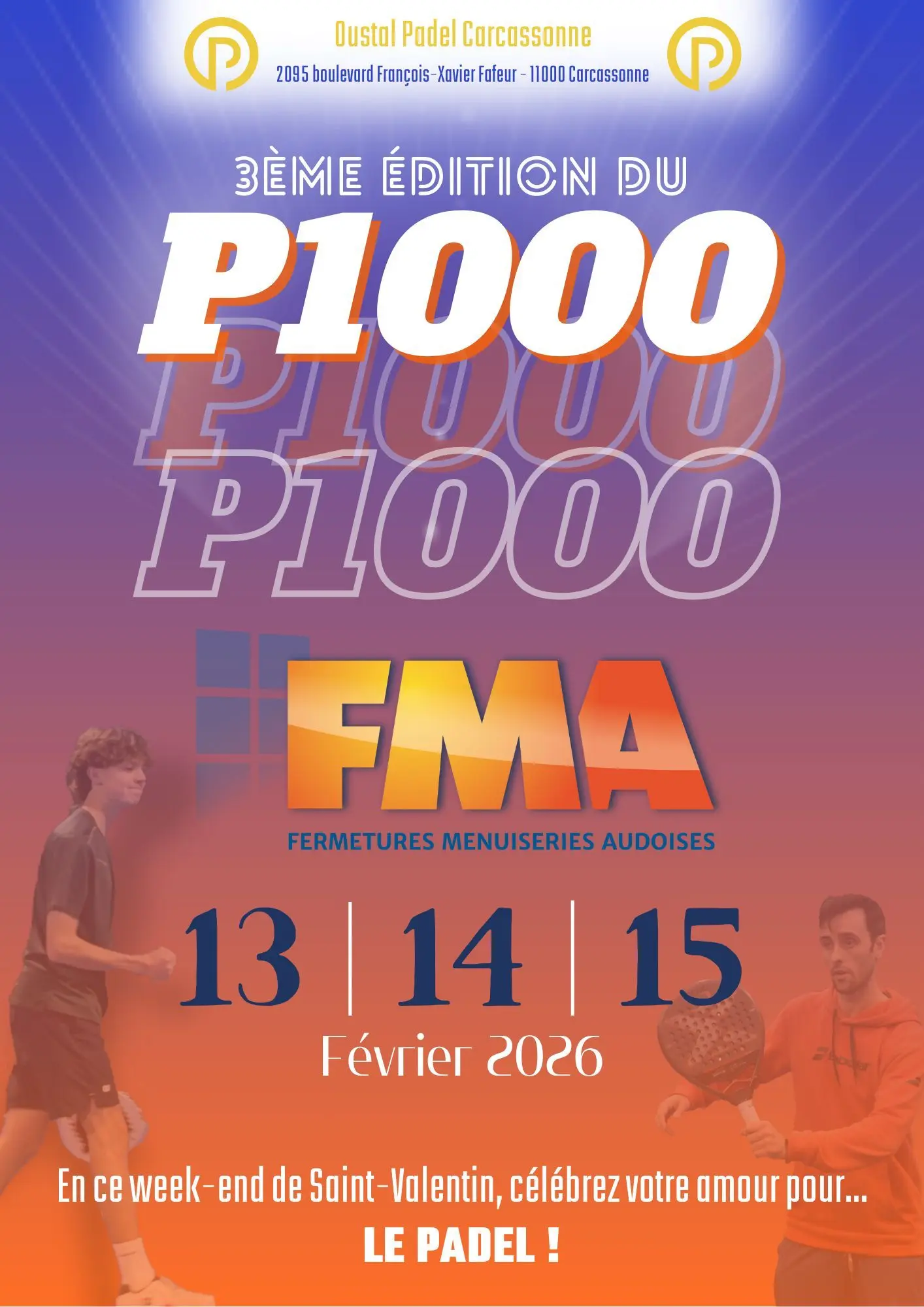 Oustal Padel accueille un P1000 avec plusieurs joueurs du top 100