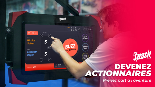 SPASH : la société spécialiste des technologies vidéo et IA dédiées au padel ouvre son capital dès 150€
