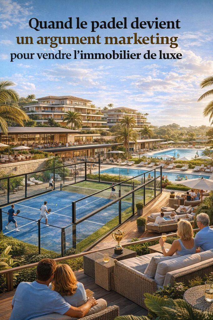 Quand le padel devient un argument marketing pour vendre l’immobilier de luxe