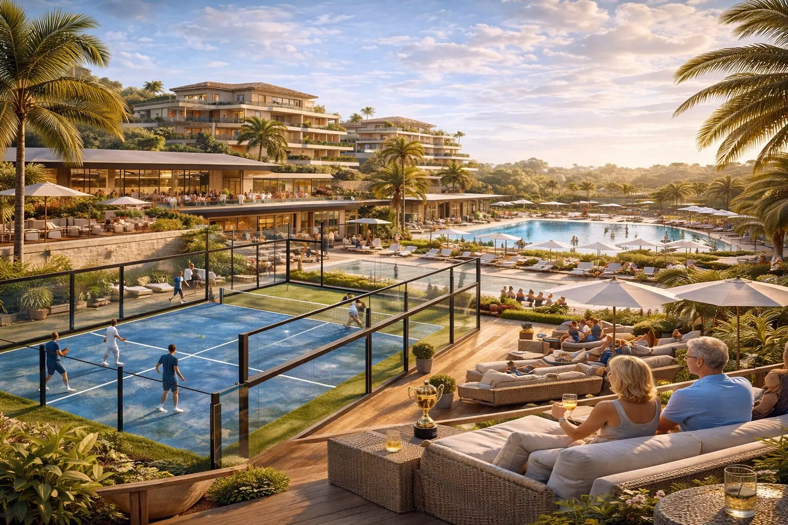 Quand le padel devient un argument marketing pour vendre l’immobilier de luxe