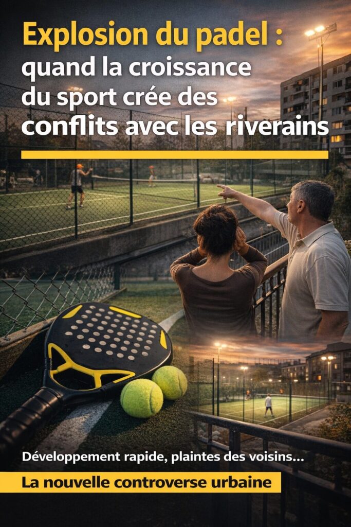 Explosion du padel : quand la croissance du sport crée des conflits avec les riverains