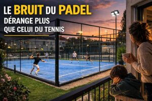 Pourquoi le bruit du padel dérange plus que celui du tennis