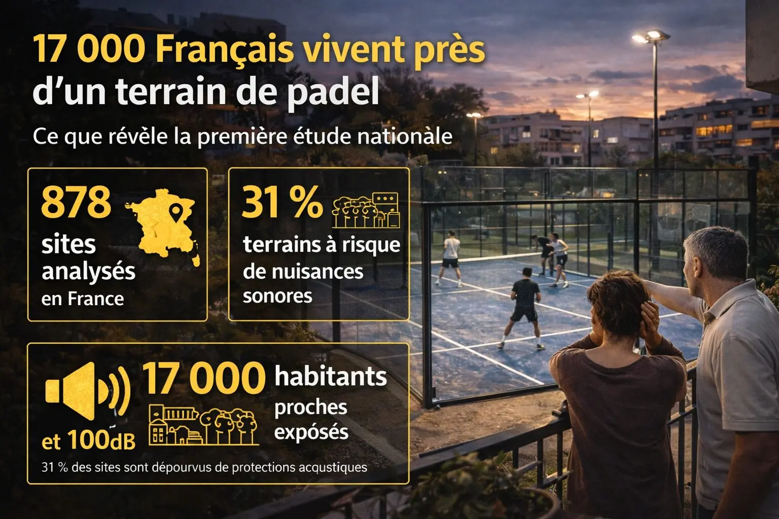 17 000 Français vivent près d’un terrain de padel : ce que révèle la première étude nationale