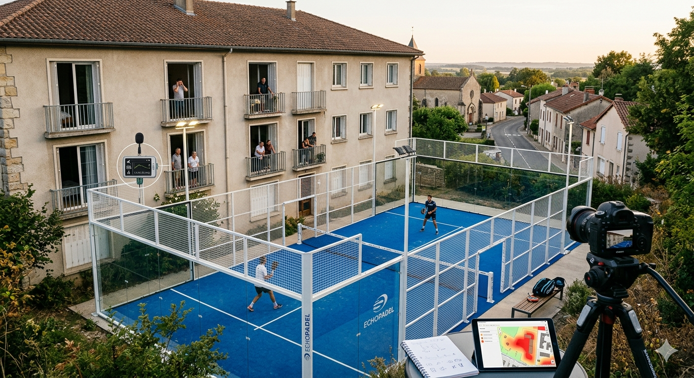 Où se situent les risques en France quand on constuit des padel ?