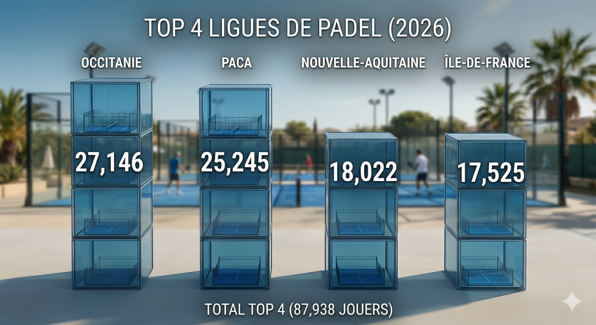 151 834 joueurs en France : une croissance forte, mais 4 ligues pèsent près de 60 % du total !