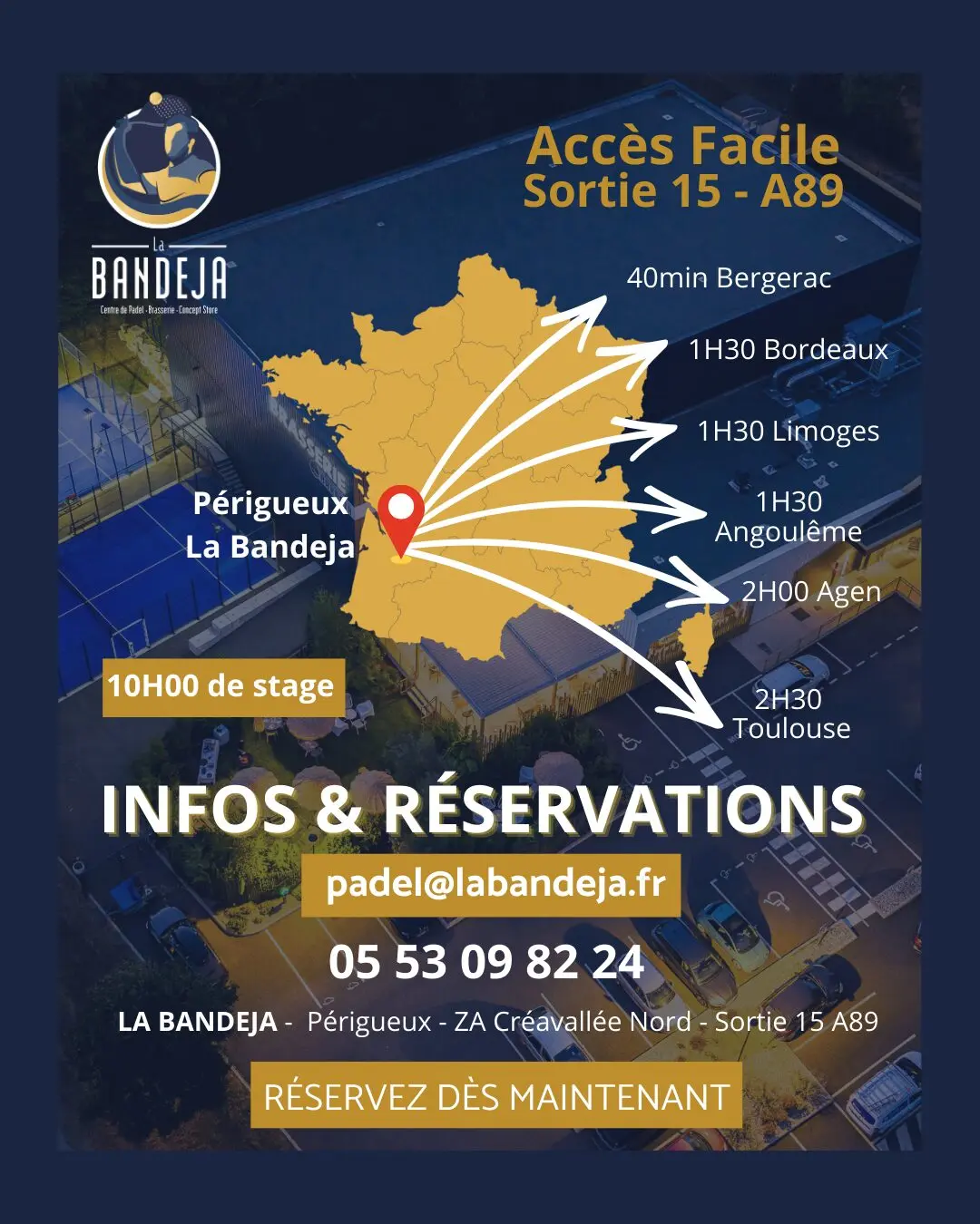 L’Espagne s’invite à La Bandeja avec deux stages intensifs de padel