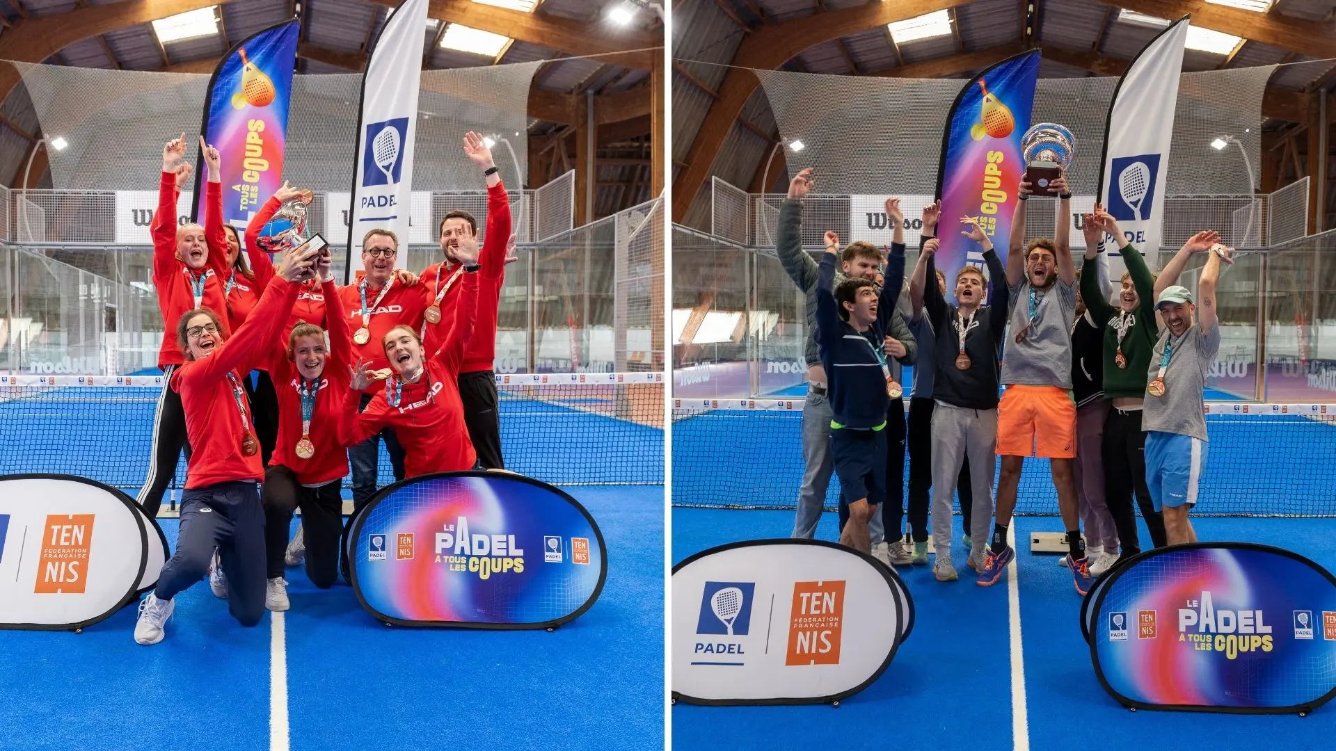 Interclubs N2 : Big Padel et TC Boulogne-sur-Mer sacrés au Galaxy Padel Poitiers