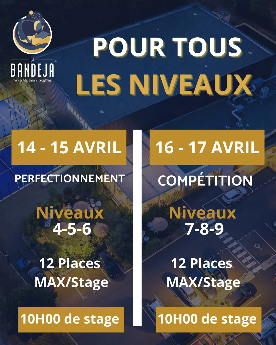 L’Espagne s’invite à La Bandeja avec deux stages intensifs de padel