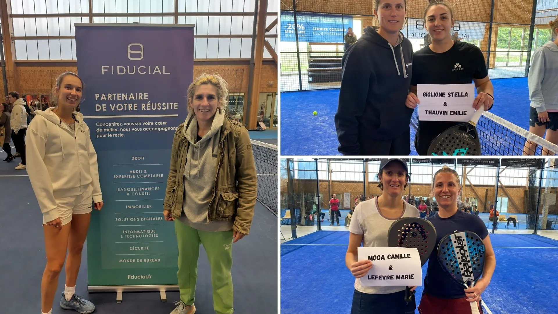 P1000 Dames Fiducial TPC Couëronnais : les têtes de série 1 et 2 assurent, les TS3 et TS4 tombent en quart