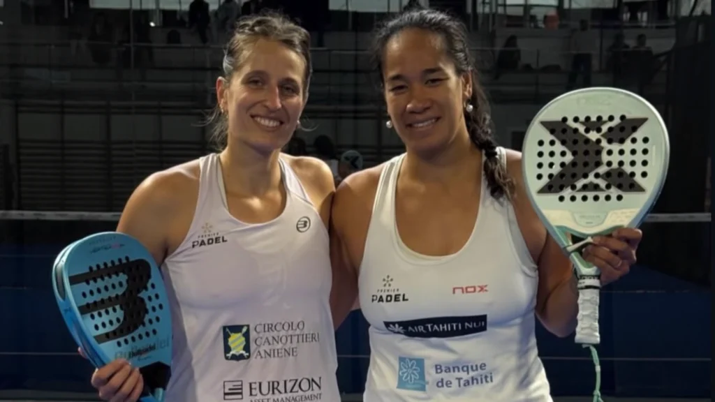 P2 Gijón Léa Godallier and Giorgia Marchetti in the round of 16