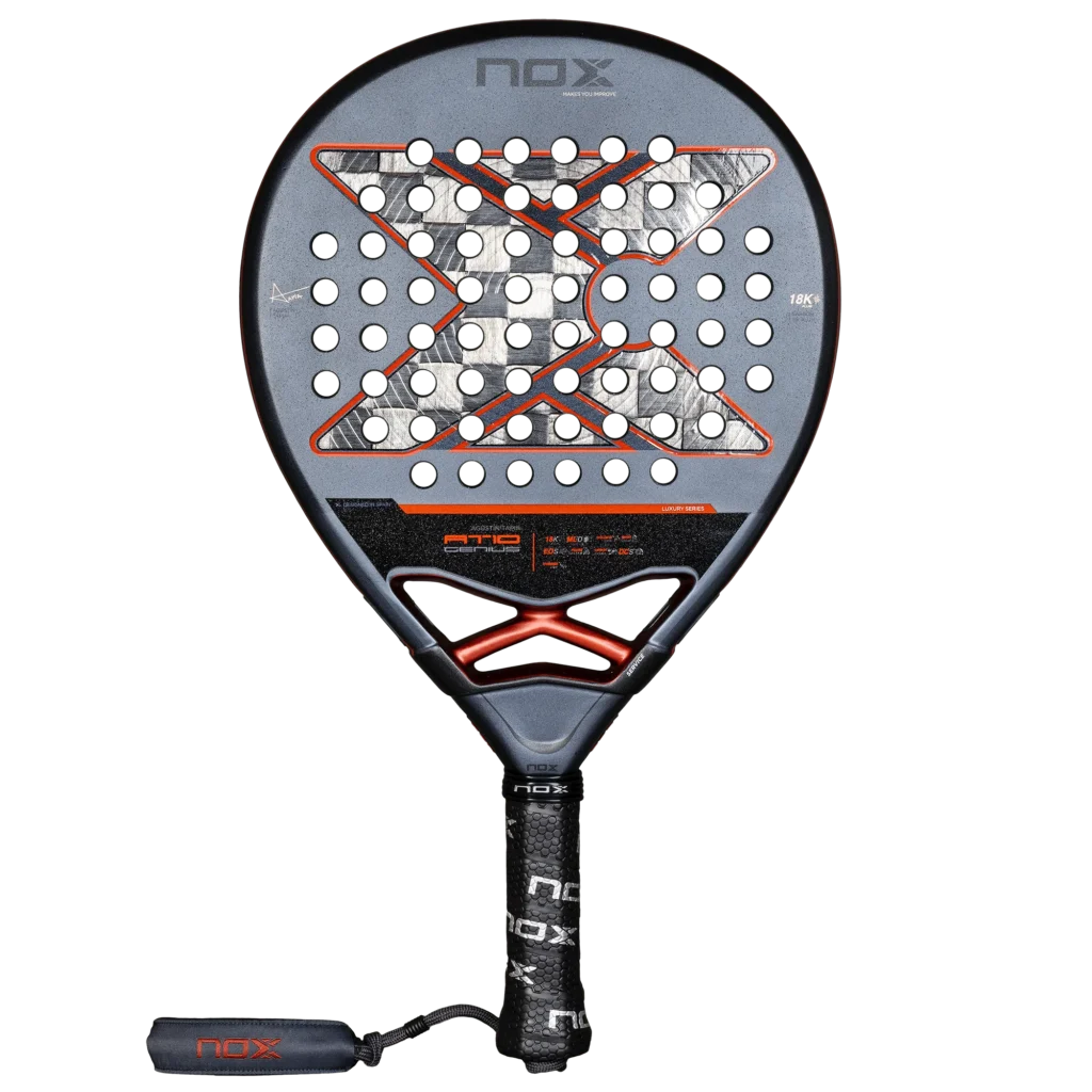 RAQUETTE DE PADEL NOX AT10 GENIUS 18K AGUSTÍN TAPIA 2025
