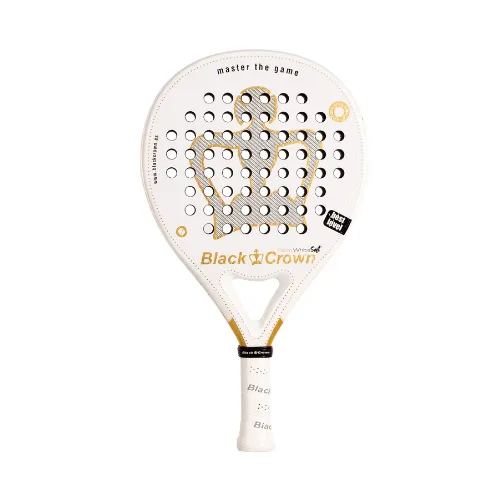 Raquette de Padel Black Crown PITON WHITE SOFT