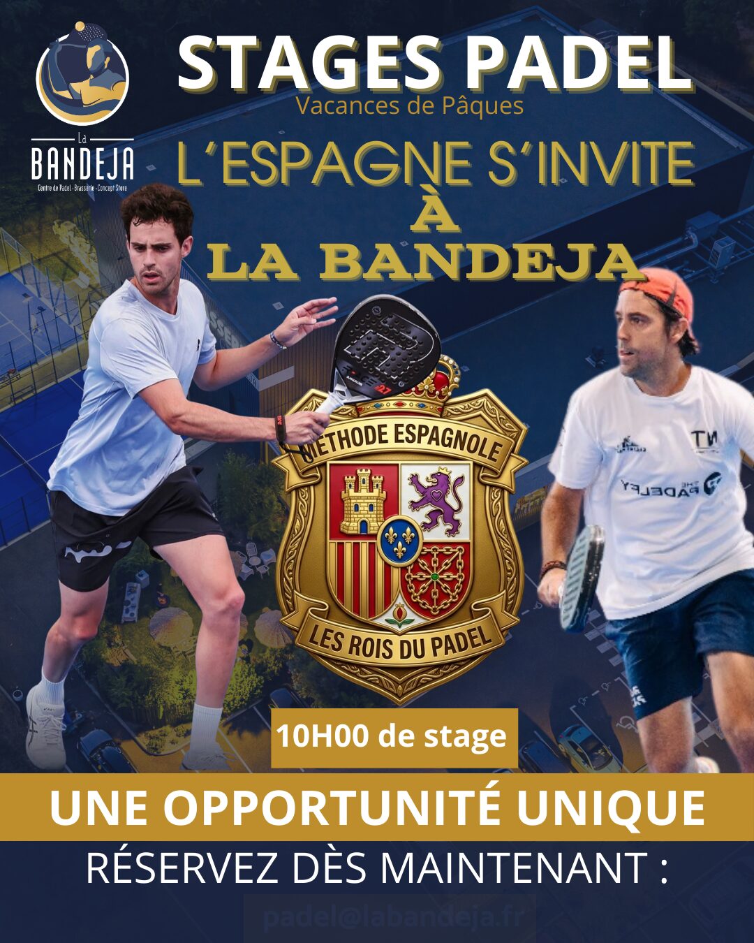 L’Espagne s’invite à La Bandeja avec deux stages intensifs de padel