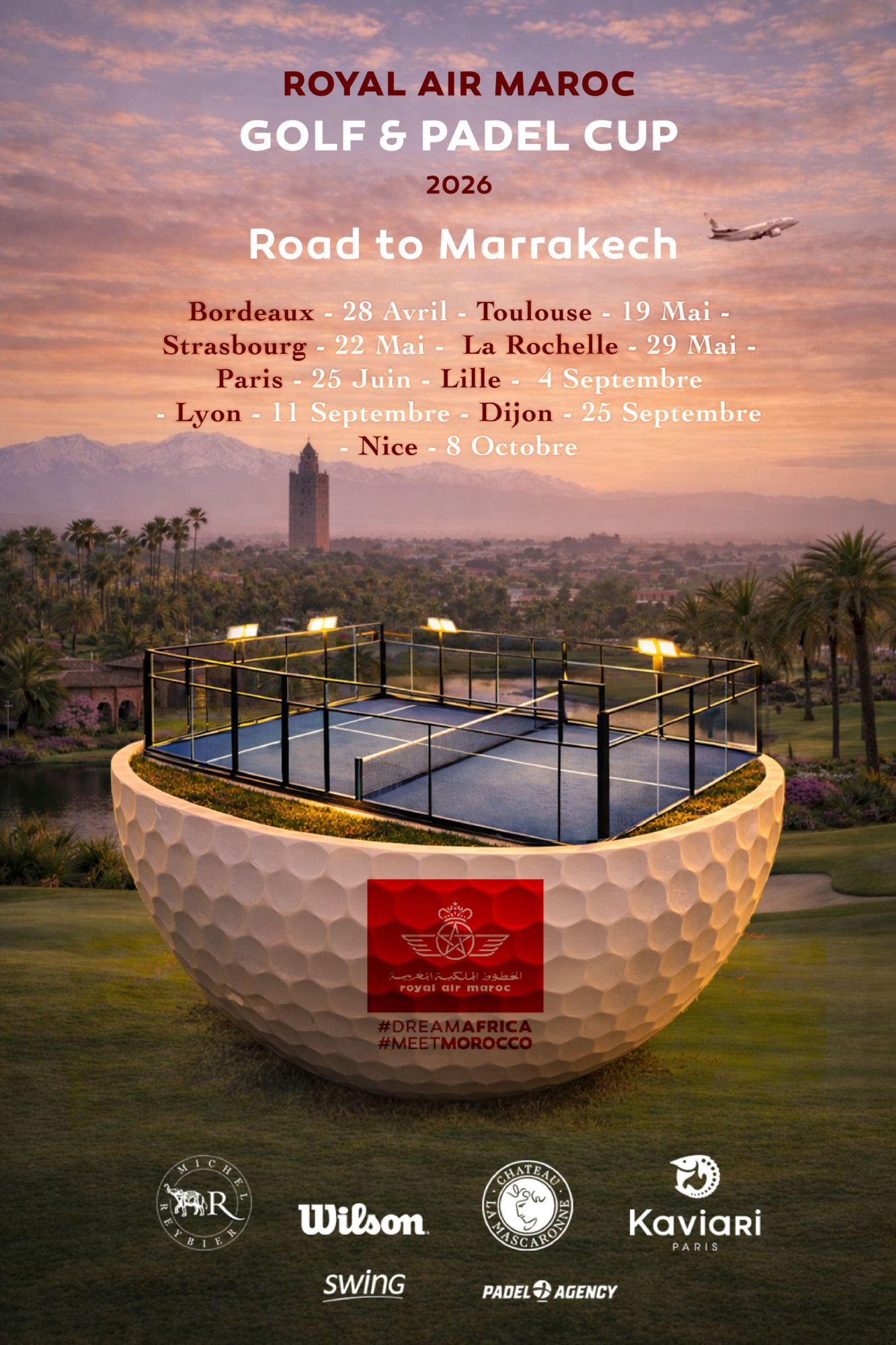 ROYAL AIR MAROC GOLF & PADEL CUP 2026 : un nouveau circuit premium mêlant golf et padel