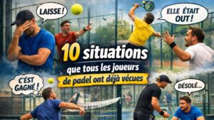 les 10 situations connues au padel