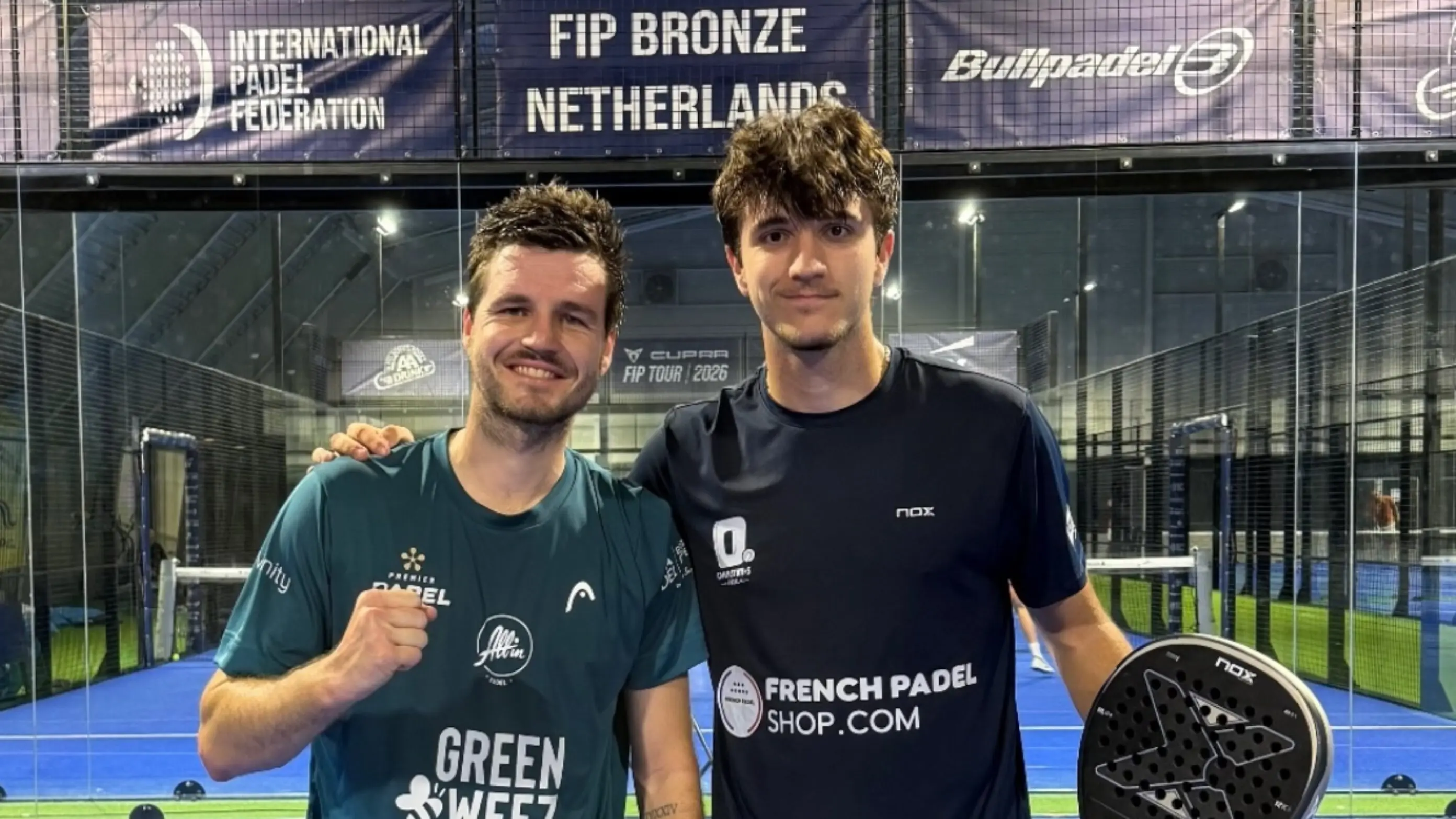 Bergeron / Fonteny au FIP Bronze d'Houten