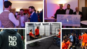 Premier tournoi de padel solidaire au NO AD PADEL CLUB et 10 000 € récoltés pour le handicap
