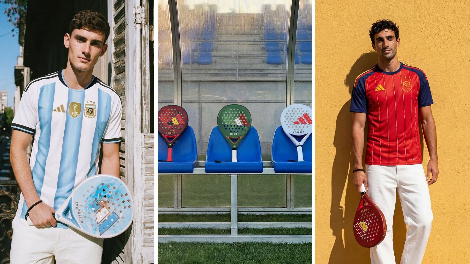 Adidas lance des raquettes inspirées des nations à l'occasion de la coupe du monde de football 2026