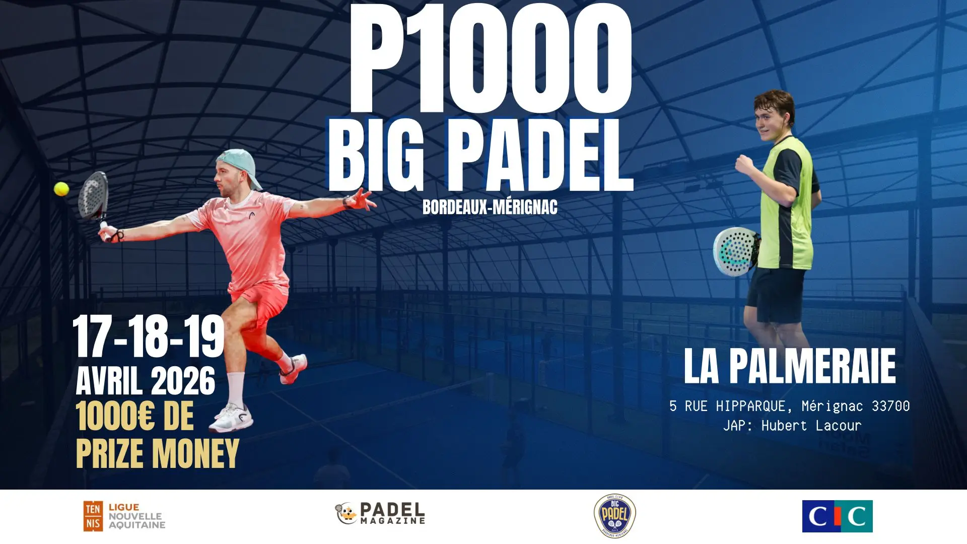 Affiche P1000 Big Padel