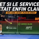 Service au padel : une règle contestée, une solution technologique envisageable...