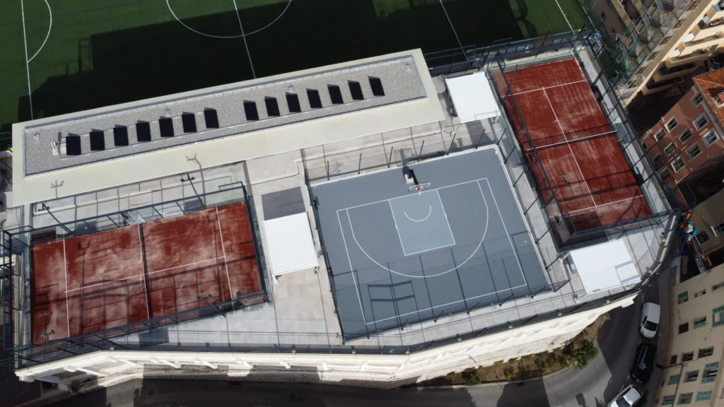 Deux nouveaux terrains de padel au Stade des Moneghetti à Monaco
