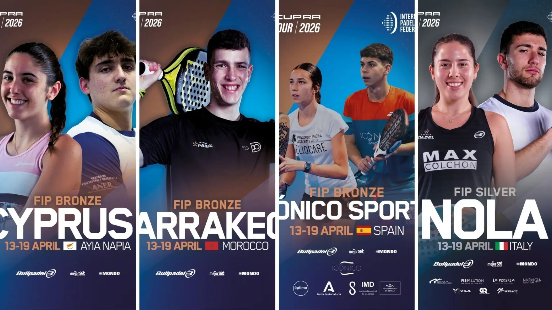 FIP Tour : une semaine chargée pour les Français présents à Nola, Séville, Chypre et Marrakech