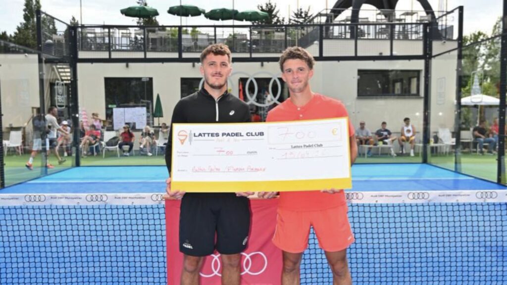 Maître and Armand caused a surprise by winning the P1000 Lattes. Padel Club