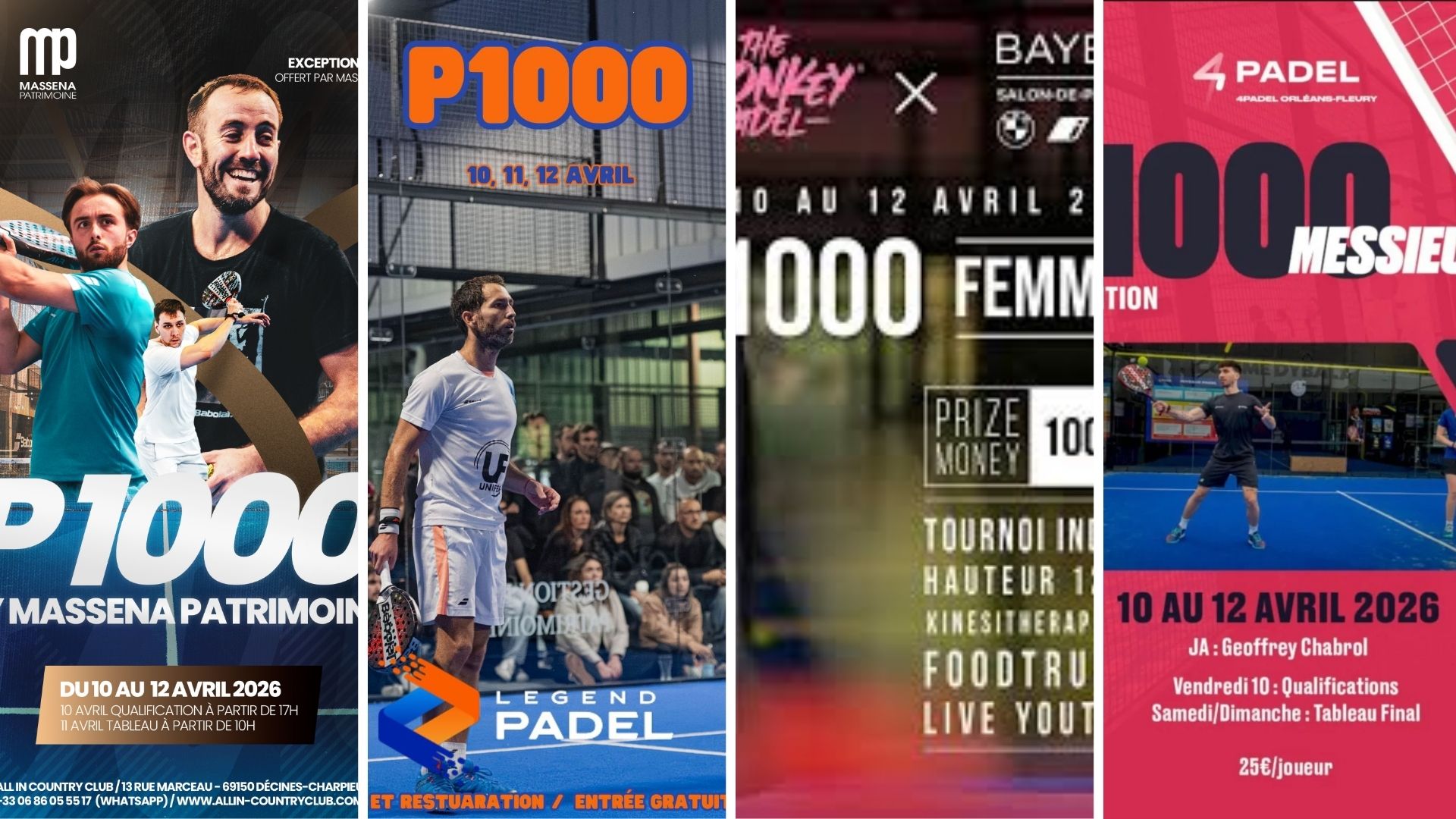 Où voir les 5 demi-finales des P1000 du week-end ?