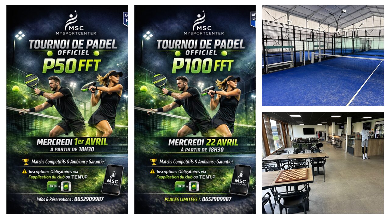 My Sport Center s’affilie à la FFT et structure son développement dans le padel