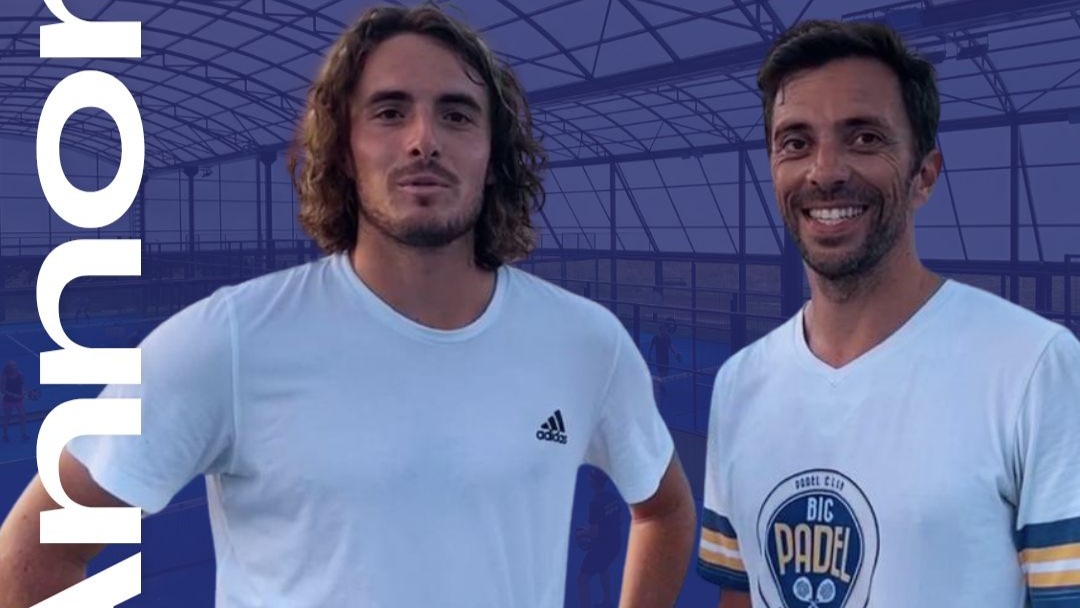 Stefanos Tsitsipas / Antoince Couvercelle inscrits au P1000 du Big Padel Bordeaux