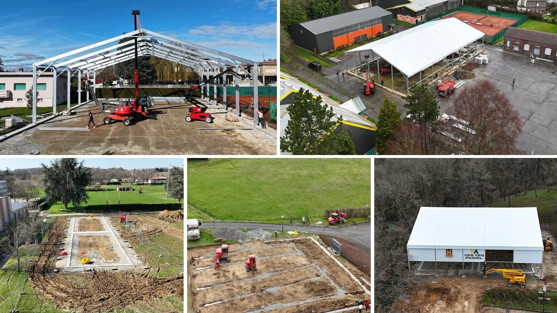 Yes Yes Padel accélère son déploiement : 8 chantiers lancés simultanément pour atteindre 30 centres en 2026