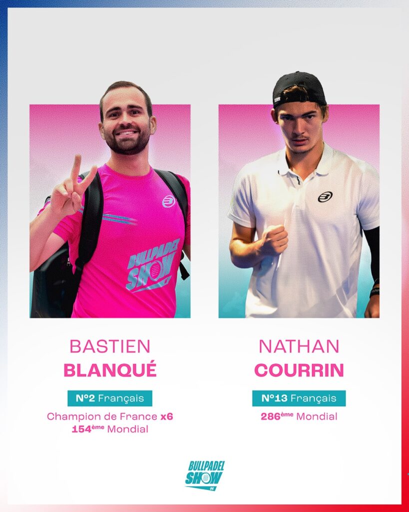 bullpadel show blanqué courrin
