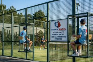 france padel exclusivité France Padel dévoile un système inédit pour récupérer les balles en 3 secondes