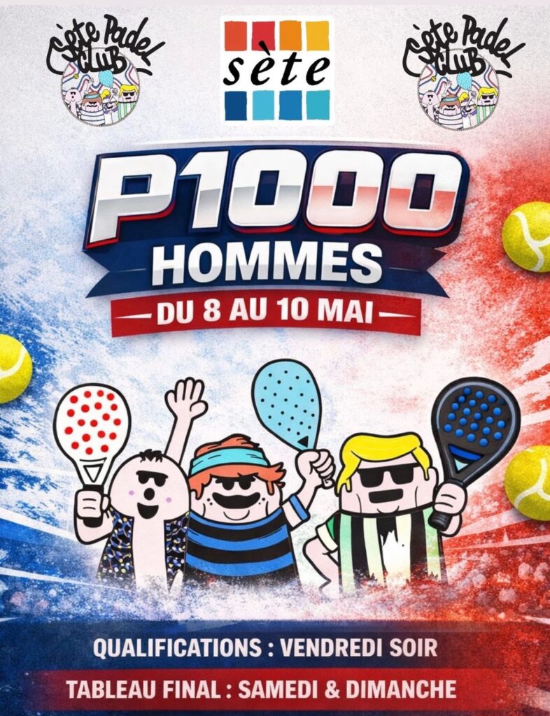 Le Sète Padel Club s’apprête à accueillir un P1000 très ouvert