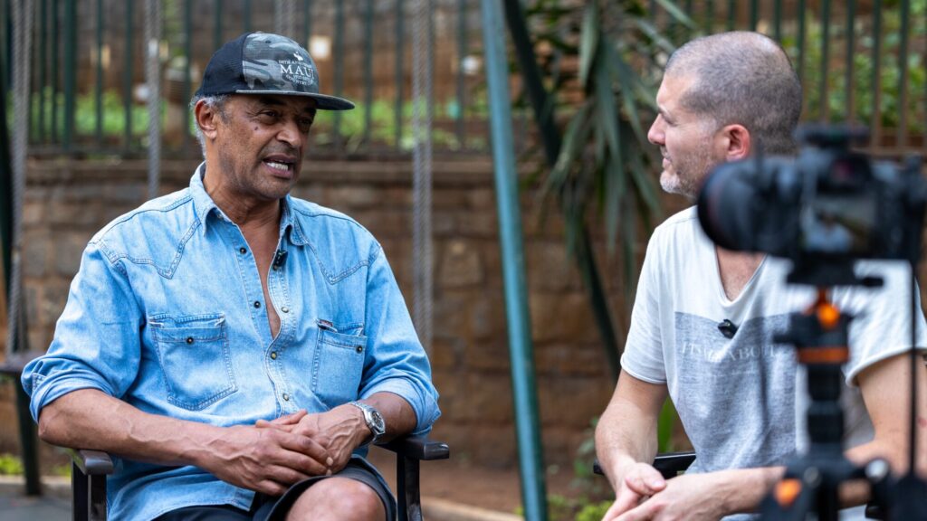 Yannick Noah : « C’est un peu grâce à Dieu... que j’ai vraiment joué au tennis »