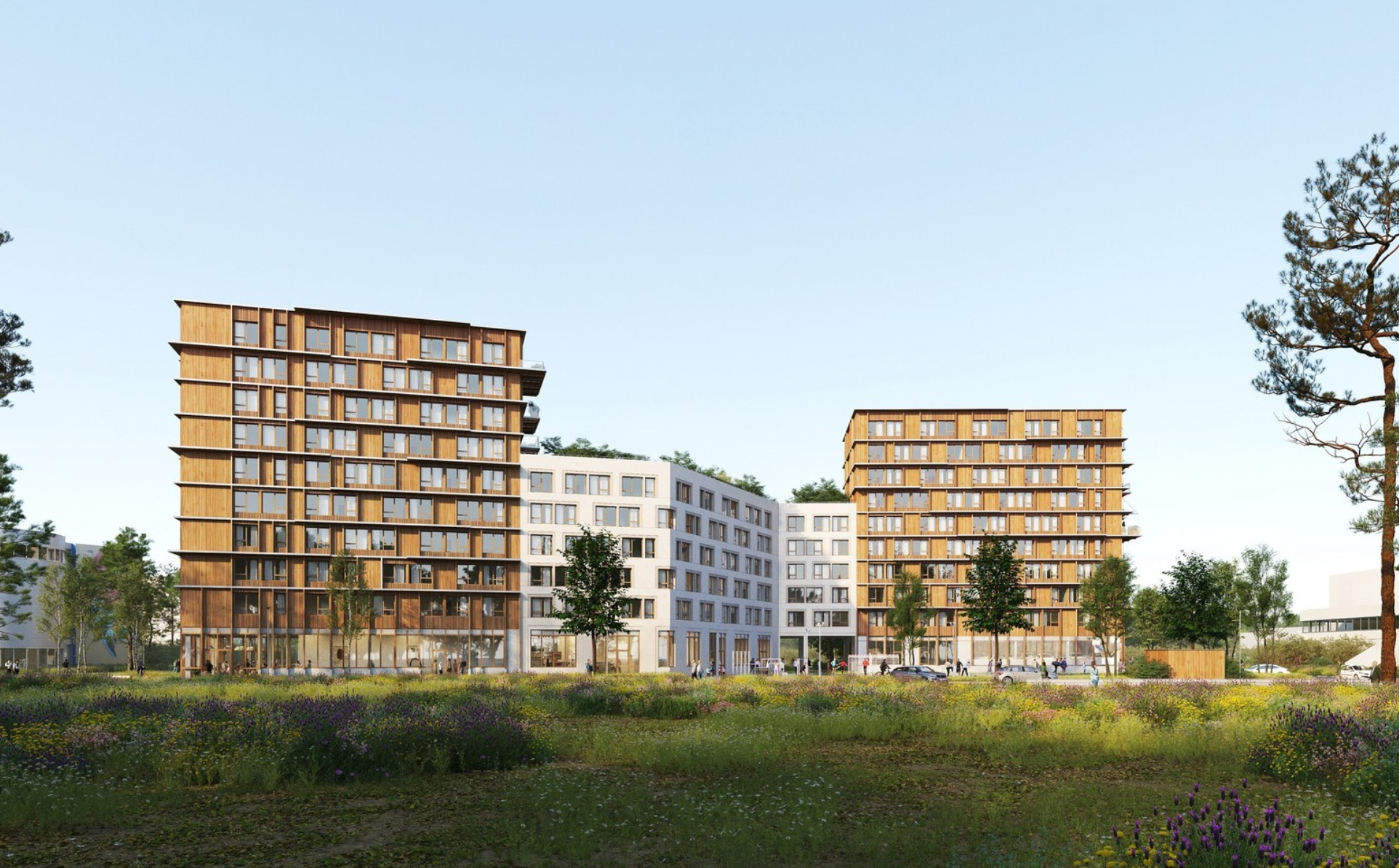 Humanities Village à Pessac : une résidence étudiante qui pourrait accueillir du padel