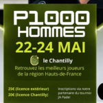 Le Chantilly Sport accueillera un P1000 Hommes à Villeneuve-d’Ascq du 22 au 24 mai