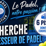 Tennis Padel Saint-Astier recrute un professeur de padel pour accompagner son développement en Dordogne