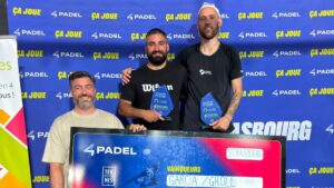 Après un gros combat Groll et Garcia renversent les favoris et sadjugent le P1000 4Padel Strasbourg