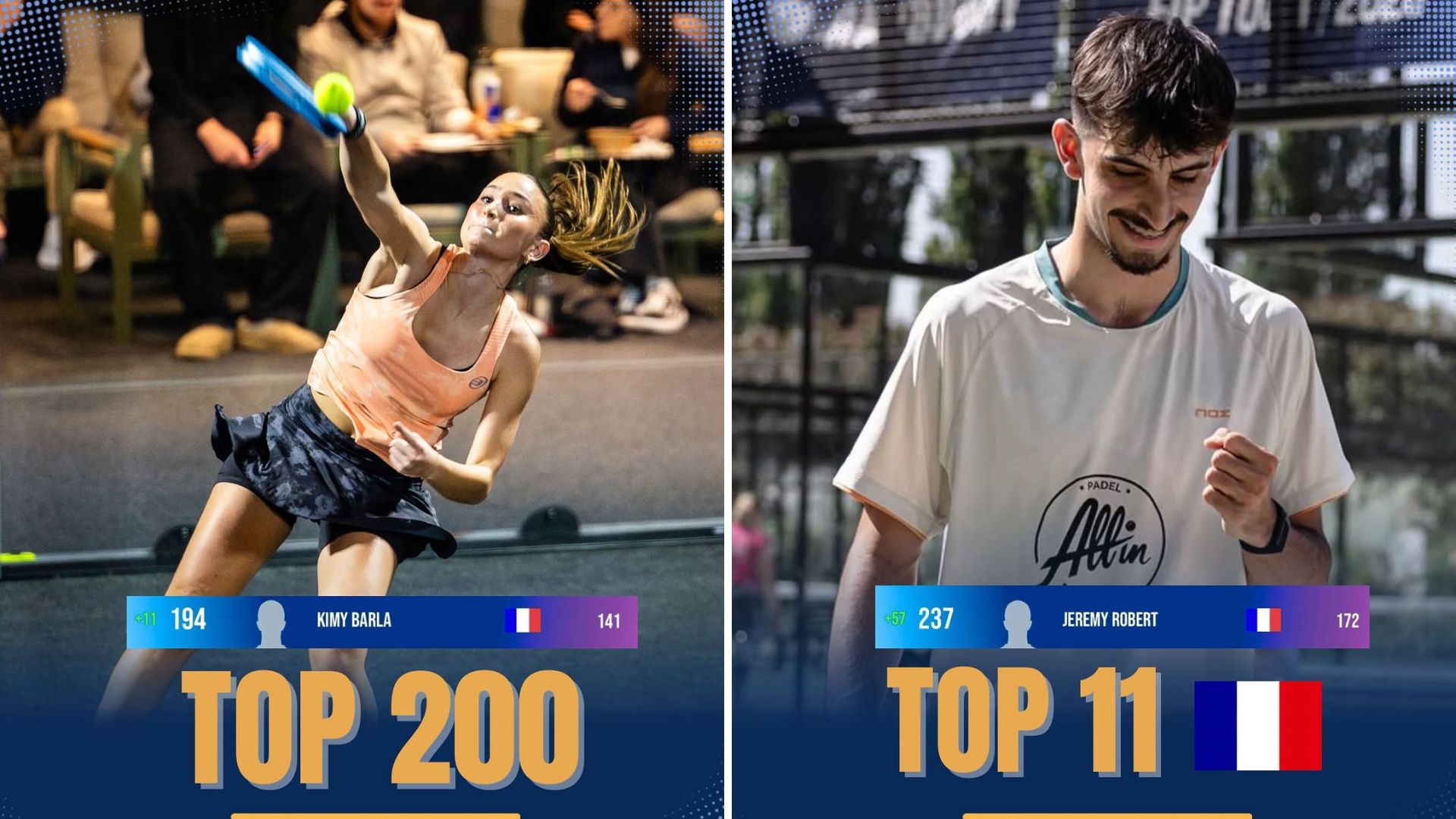 Classement FIP : énorme bond pour Jérémy Robert, Kimy Barla et Lou Lambert Agosti entrent dans le Top 200 mondial