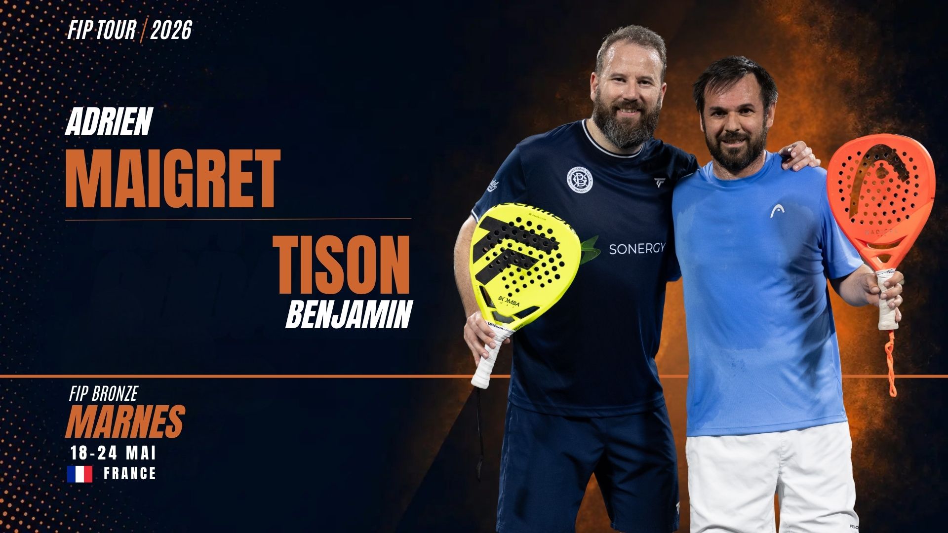 Benjamin Tison et Adrien Maigret pour le FIP Bronze de Marnes