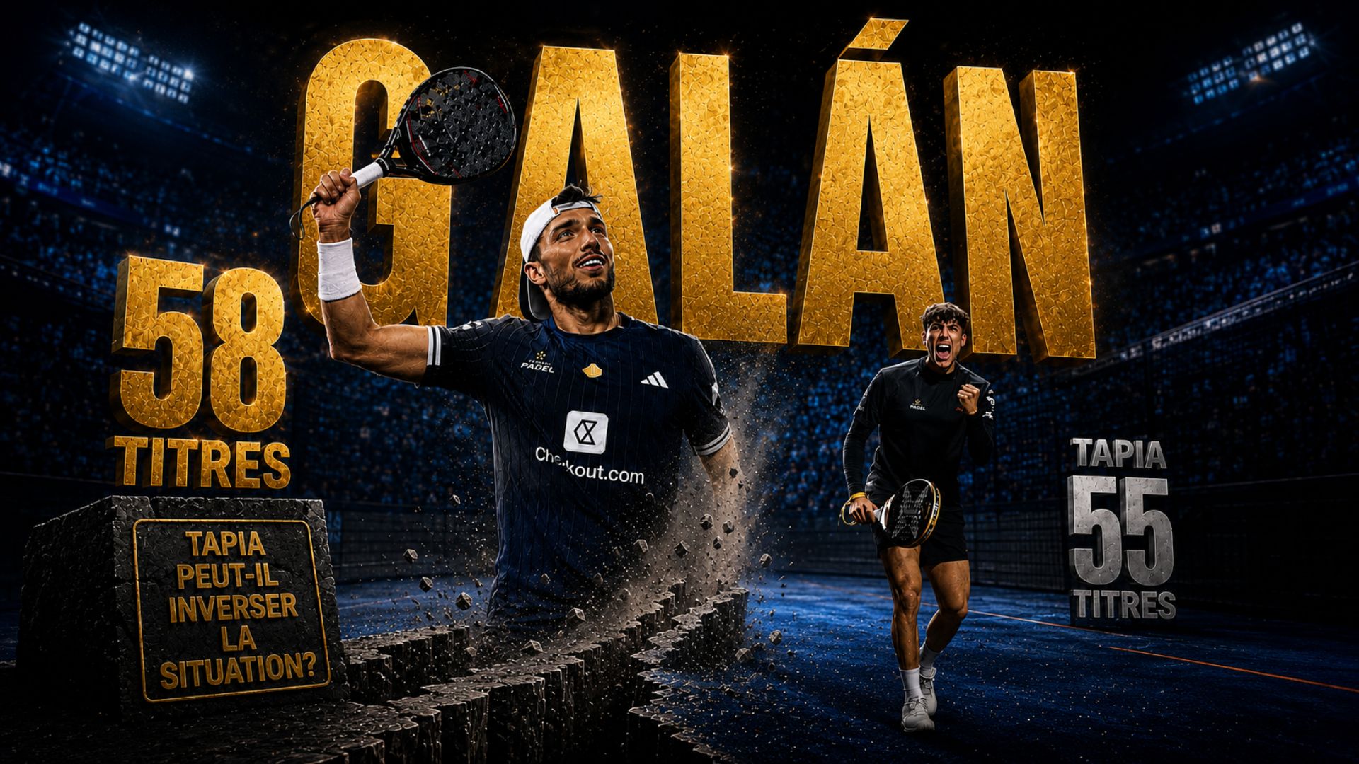 Galán prend le large sur Tapia dans la course aux titres, 58 titres à 55