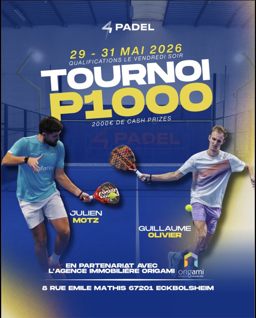 P1000 4Padel Strasbourg – les gauchers Motz / Wagner en mission à domicile | Padel Magazine P1000 4Padel Strasbourg – les gauchers Motz / Wagner en mission à domicile